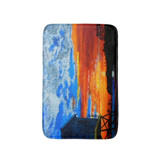 Bubblepazifische Bathmatten Badematte (Vorderseite Vertikal)