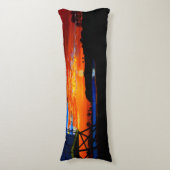 Bubblepazifische Kissen, Dana Point Rettungsschwim Seitenschläferkissen (Vorderseite Vertikal)