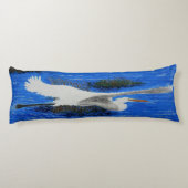 Bubblepazifische Kissen, schneeweißes Ego Seitenschläferkissen (Rückseite)