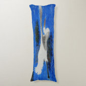 Bubblepazifische Kissen, schneeweißes Ego Seitenschläferkissen (Vorderseite Vertikal)