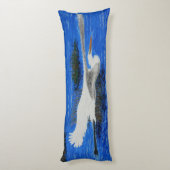 Bubblepazifische Kissen, schneeweißes Ego Seitenschläferkissen (Rückseite (Vertikal))