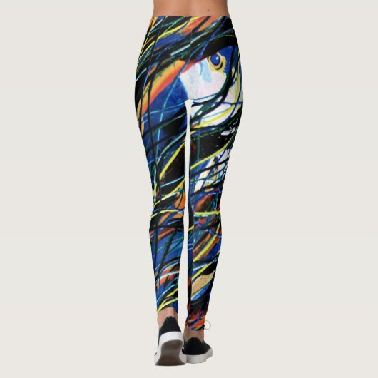 Bubblepazifische Leggings (Rückseite)