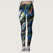 Bubblepazifische Leggings (Vorderseite)
