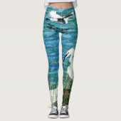 Bubblepazifische Leggings (Vorderseite)