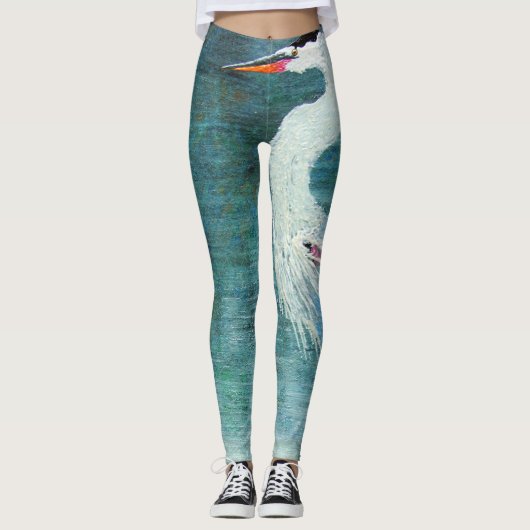 Bubblepazifische Leggings (Vorderseite)