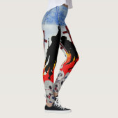 Bubblepazifische Leggings (Rechts)