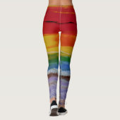 Bubblepazifische Leggings (Rückseite)