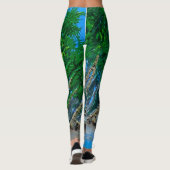 Bubblepazifische Leggings (Rückseite)