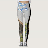 Bubblepazifische Leggings (Vorderseite)