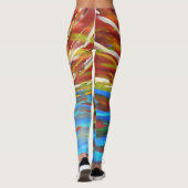 Bubblepazifische Leggings (Rückseite)