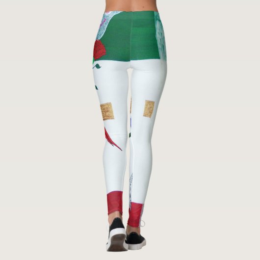 Bubblepazifische Leggings (Rückseite)