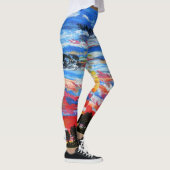 Bubblepazifische Leggings (Rechts)