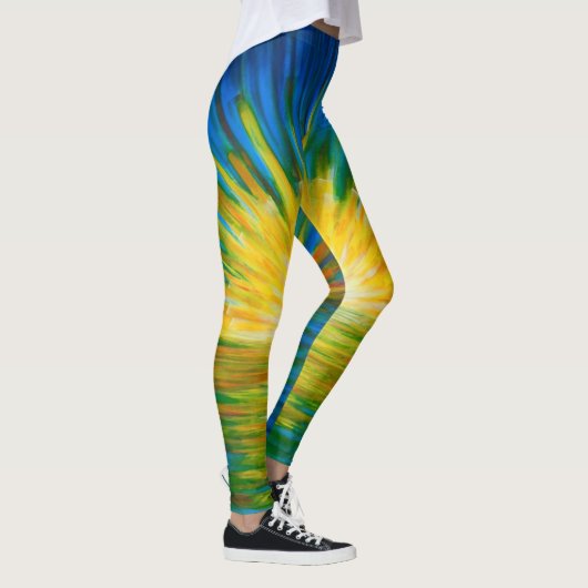 Bubblepazifische Leggings (Rechts)