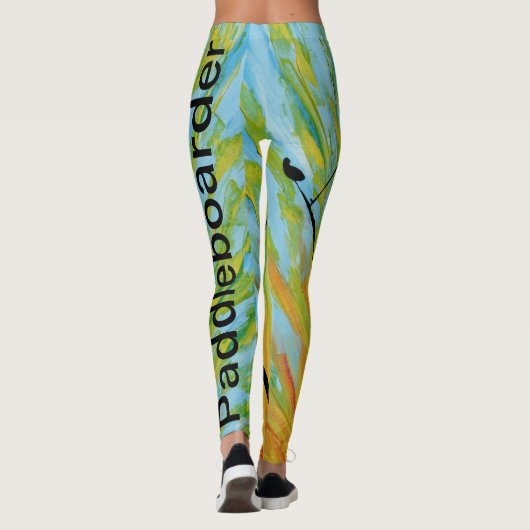 Bubblepazifische Leggings (Rückseite)