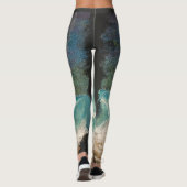 Bubblepazifische Leggings (Rückseite)