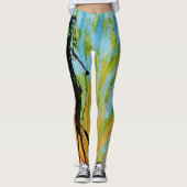 Bubblepazifische Leggings (Vorderseite)