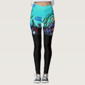 Bubblepazifische Leggings (Vorderseite)