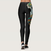 Bubblepazifische Leggings (Rückseite)
