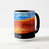 Bubblepazifische Tasse (VorderseiteRechts)