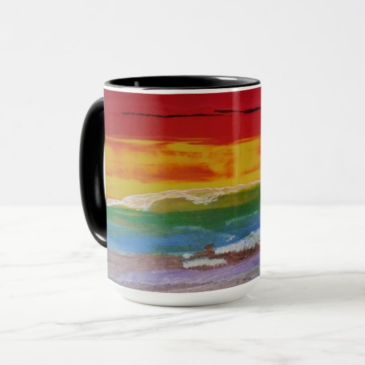 Bubblepazifische Tasse (Vorderseite Links)