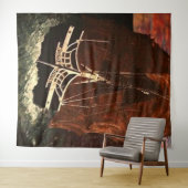 Bubblepazifische Wandtapeten Wandteppich (Beispiel (Horizontal))