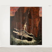 Bubblepazifische Wandtapeten Wandteppich (Vorderseite)