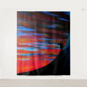 Bubblepazifische Wandtapeten Wandteppich (Vorderseite)