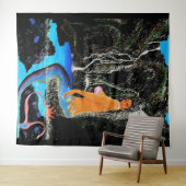 Bubblepazifische Wandtapeten Wandteppich (Beispiel (Horizontal))