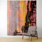 Bubblepazifische Wandteppiche, Dana Wachturm Wandteppich (Beispiel)