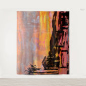 Bubblepazifische Wandteppiche, Dana Wachturm Wandteppich (Vorderseite)