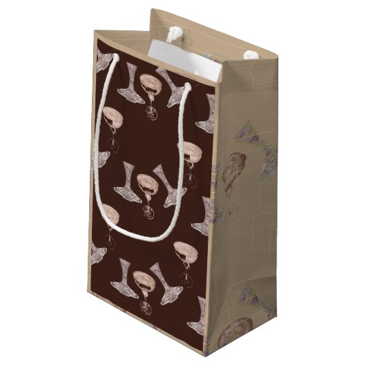 Bubbleroom Presentpåse Carita K design Kleine Geschenktüte (Rückseite Schrägansicht)