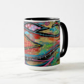 "Bubbles" 15 oz Becher Tasse (VorderseiteRechts)