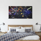 Bubbles 40x21 Leinwanddruck (Insitu (Schlafzimmer))