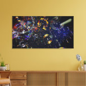 Bubbles 40x21 Leinwanddruck (Insitu (Wohnzimmer))