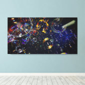 Bubbles 40x21 Leinwanddruck (Insitu (Holzboden))