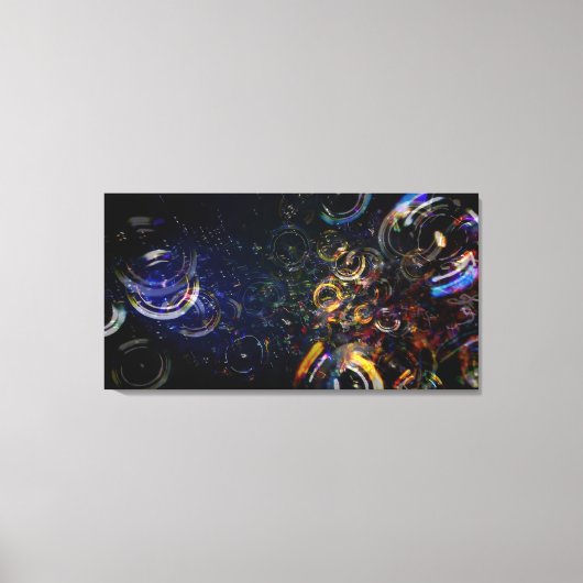 Bubbles 40x21 Leinwanddruck (Vorderseite)