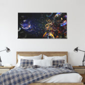 Bubbles 40x21 Leinwanddruck (Insitu (Schlafzimmer))