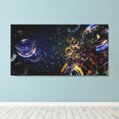 Bubbles 40x21 Leinwanddruck (Insitu (Holzboden))