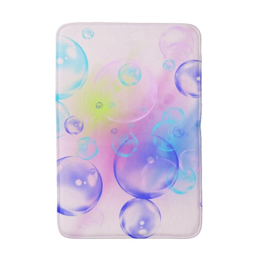BUBBLES - Abstraktes Bild des Fraktals Kunst - Badematte (Vorderseite Vertikal)
