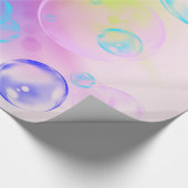 BUBBLES - Abstraktes Bild des Fraktals Kunst - Geschenkpapier (Ecke)