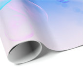 BUBBLES - Abstraktes Bild des Fraktals Kunst - Geschenkpapier (Rolleneckpunkt)