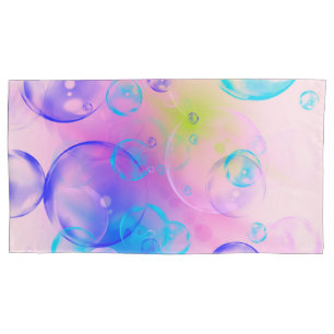 BUBBLES - Abstraktes Bild des Fraktals Kunst - Kissenbezug