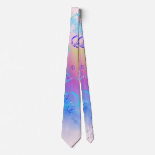 BUBBLES - Abstraktes Bild des Fraktals Kunst - Krawatte (Vorderseite)
