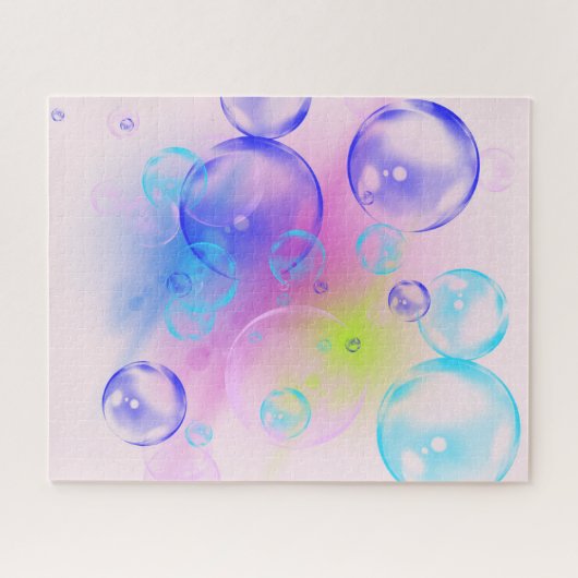 BUBBLES - Abstraktes Bild des Fraktals Kunst - Puzzle (Horizontal)