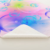 BUBBLES - Abstraktes Bild des Fraktals Kunst - Sherpadecke (3/4)