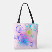 BUBBLES - Abstraktes Bild des Fraktals Kunst - Tasche (Rückseite)