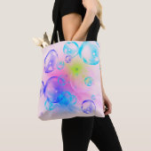BUBBLES - Abstraktes Bild des Fraktals Kunst - Tasche (Von Nahem)