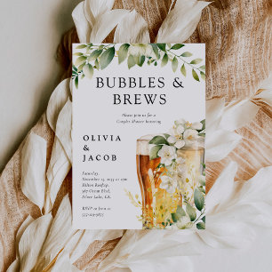 Bubbles and Brews Paarschauer Einladung