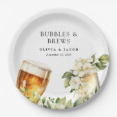 Bubbles and Brews Paarschauer Pappteller (Vorderseite)