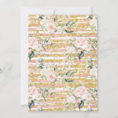 Bubbles & Books before I do Bridal Shower  Einladung (Rückseite)